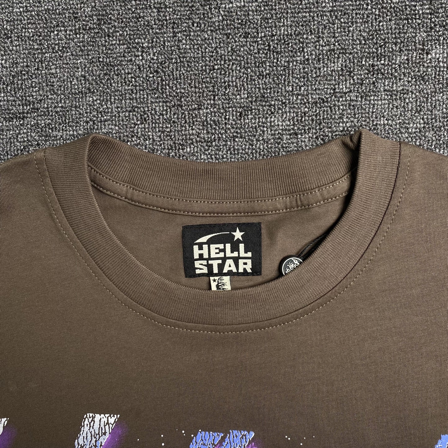 HELLSTAR DALLAS COWBOY HELMET TEE BROWN