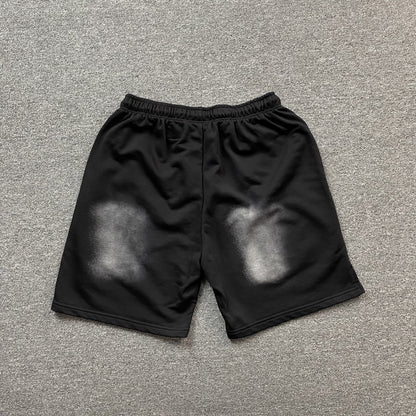 Hellstar Flame Shorts Black