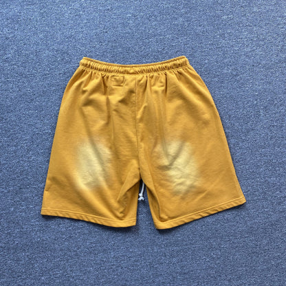 Hellstar Flame Shorts Orange