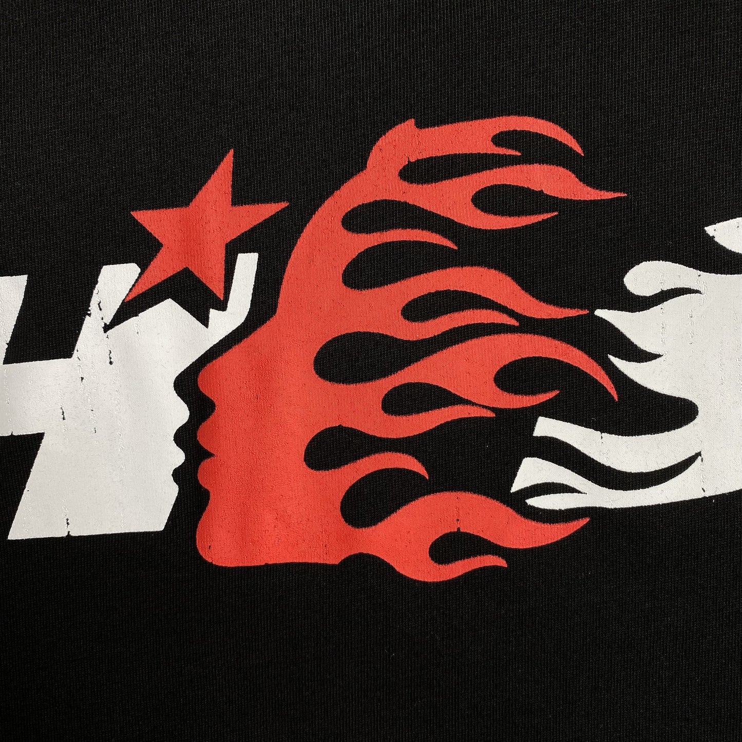 HELLSTAR STUDIOS CARTOON LOGO TEE BLACK