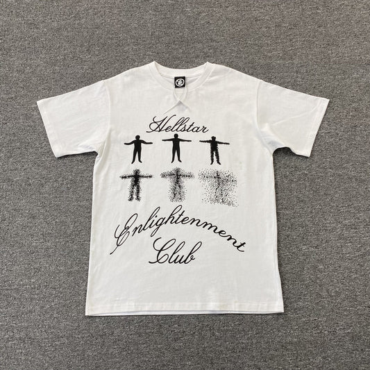 HELLSTAR STUDIOS ENLIGHTENMENT CLUB WHITE TEE