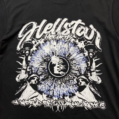 HELLSTAR THE WORLD IS YOURS TEE BLACK