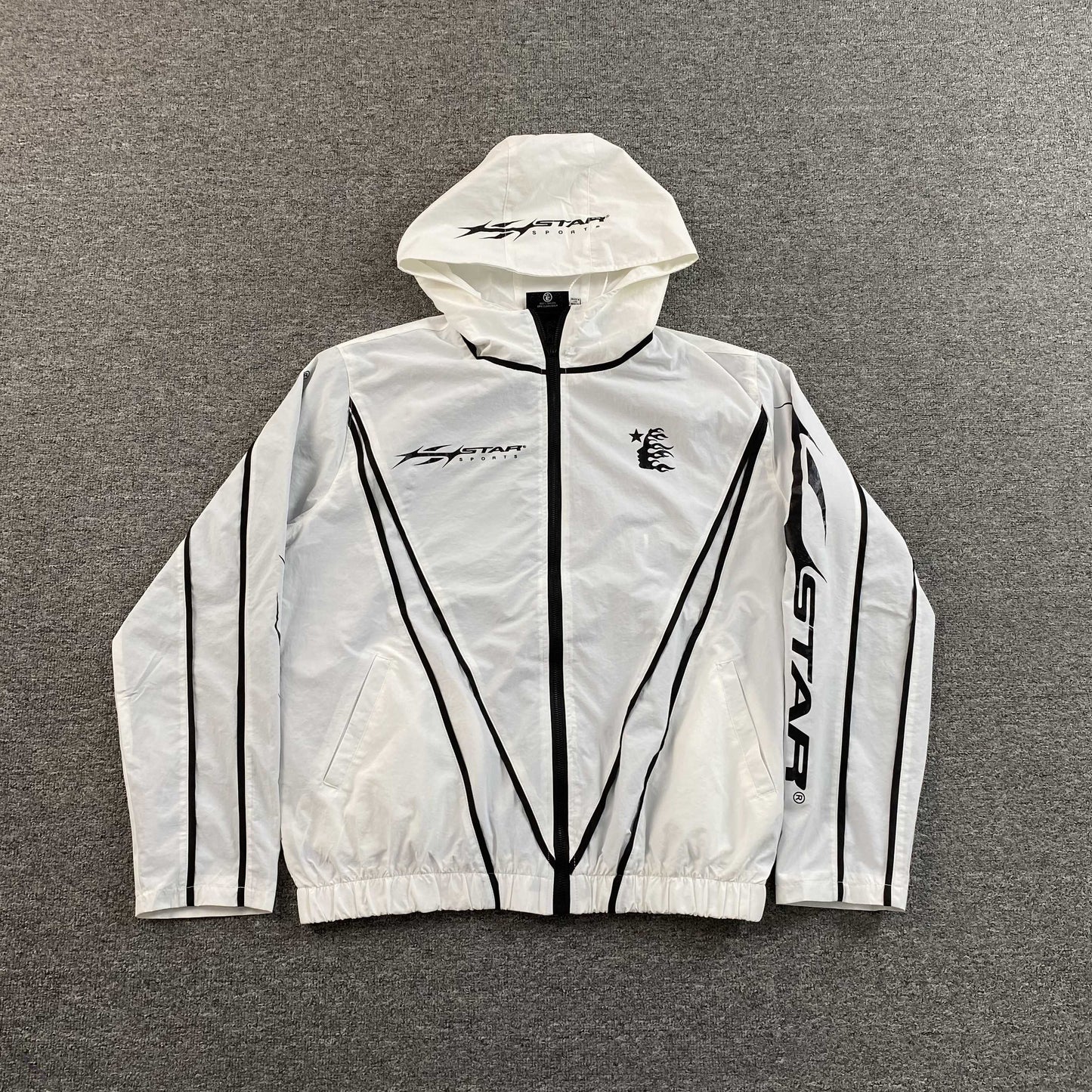 Hellstar Track Jacket White