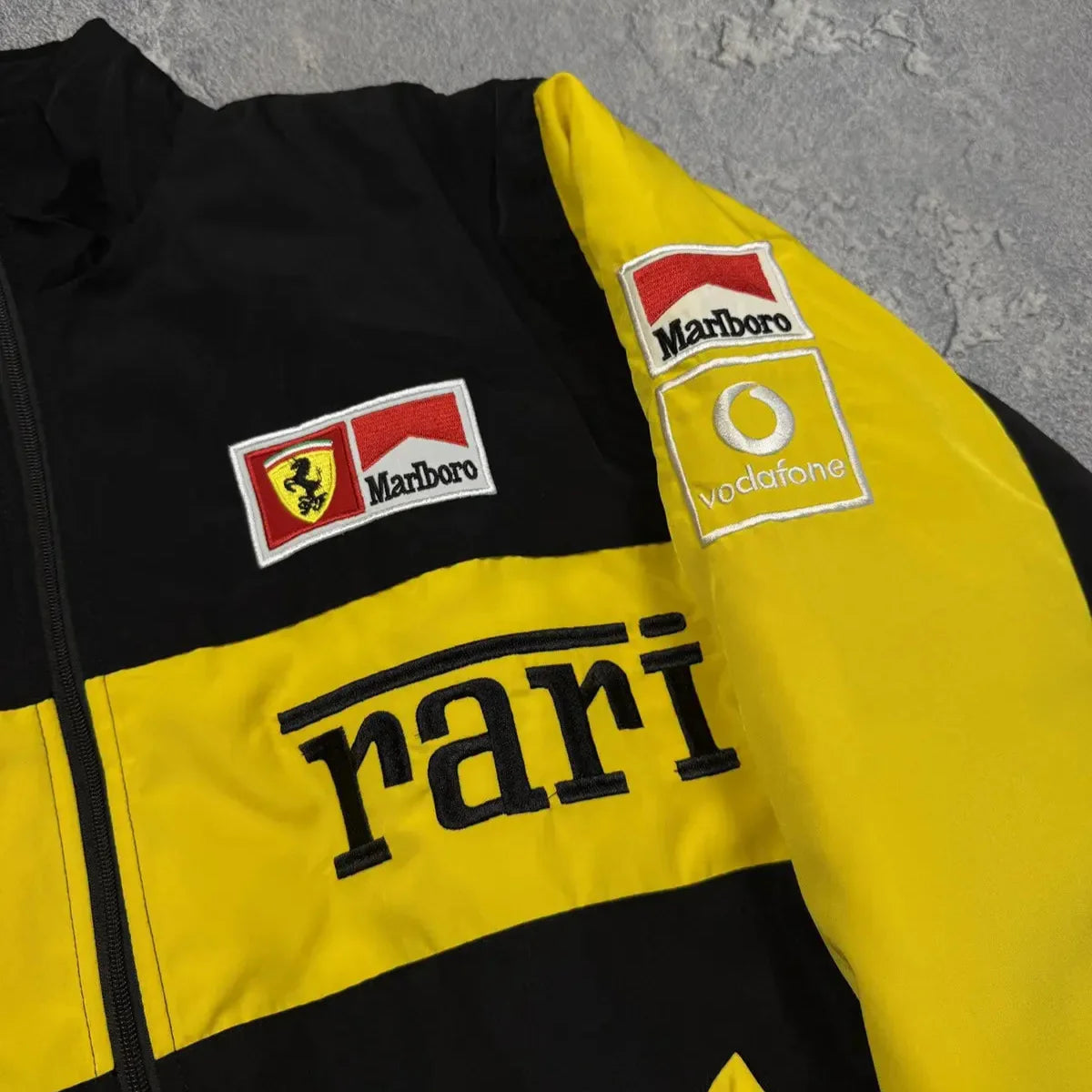 YELLOW FERRARI F1 VINTAGE JACKET