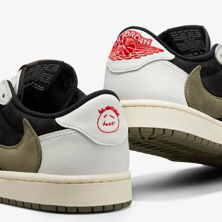 JORDAN 1 LOW OG X TRAVIS SCOTT OLIVE