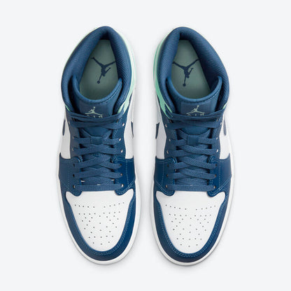 JORDAN 1 MID BLUE MINT