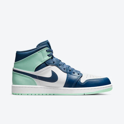 JORDAN 1 MID BLUE MINT