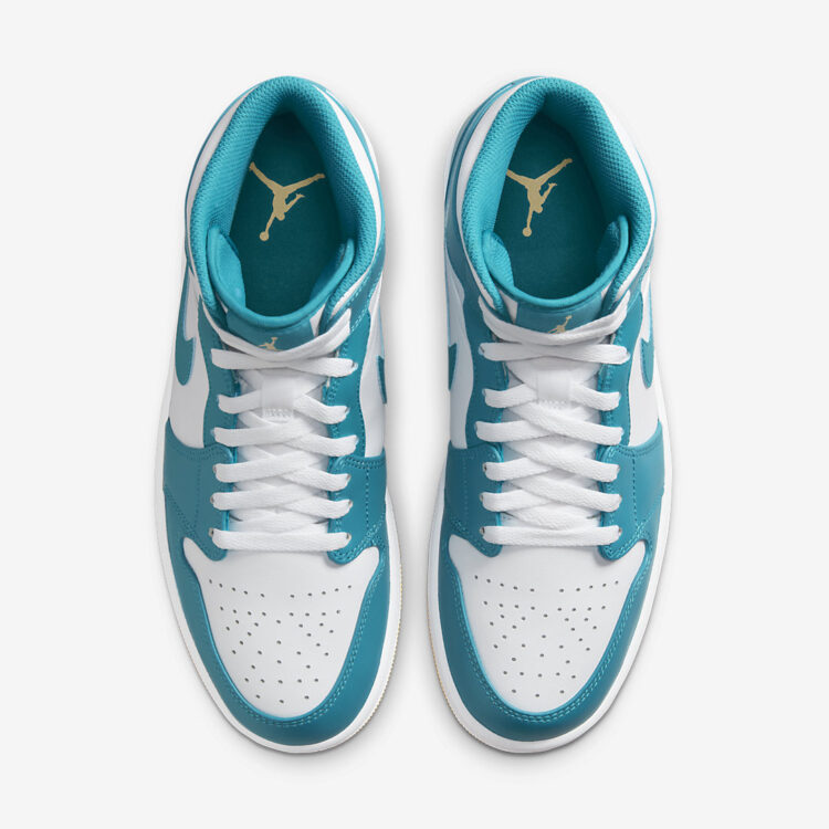 JORDAN 1 MID WMNS AQUATONE