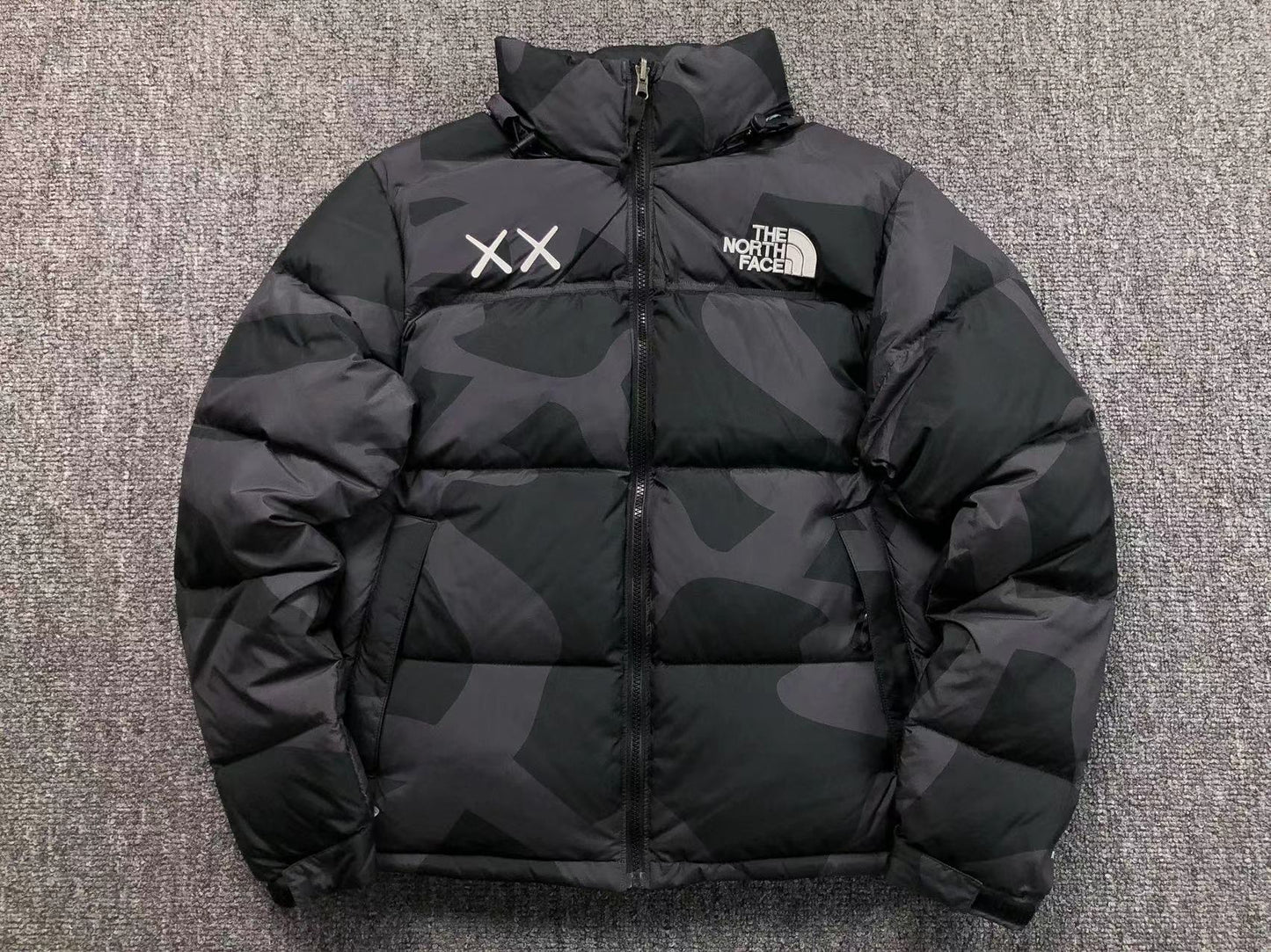 KAWS X THE NORTH FACE RETRO 1996 NUPTSE JACKET BLACK