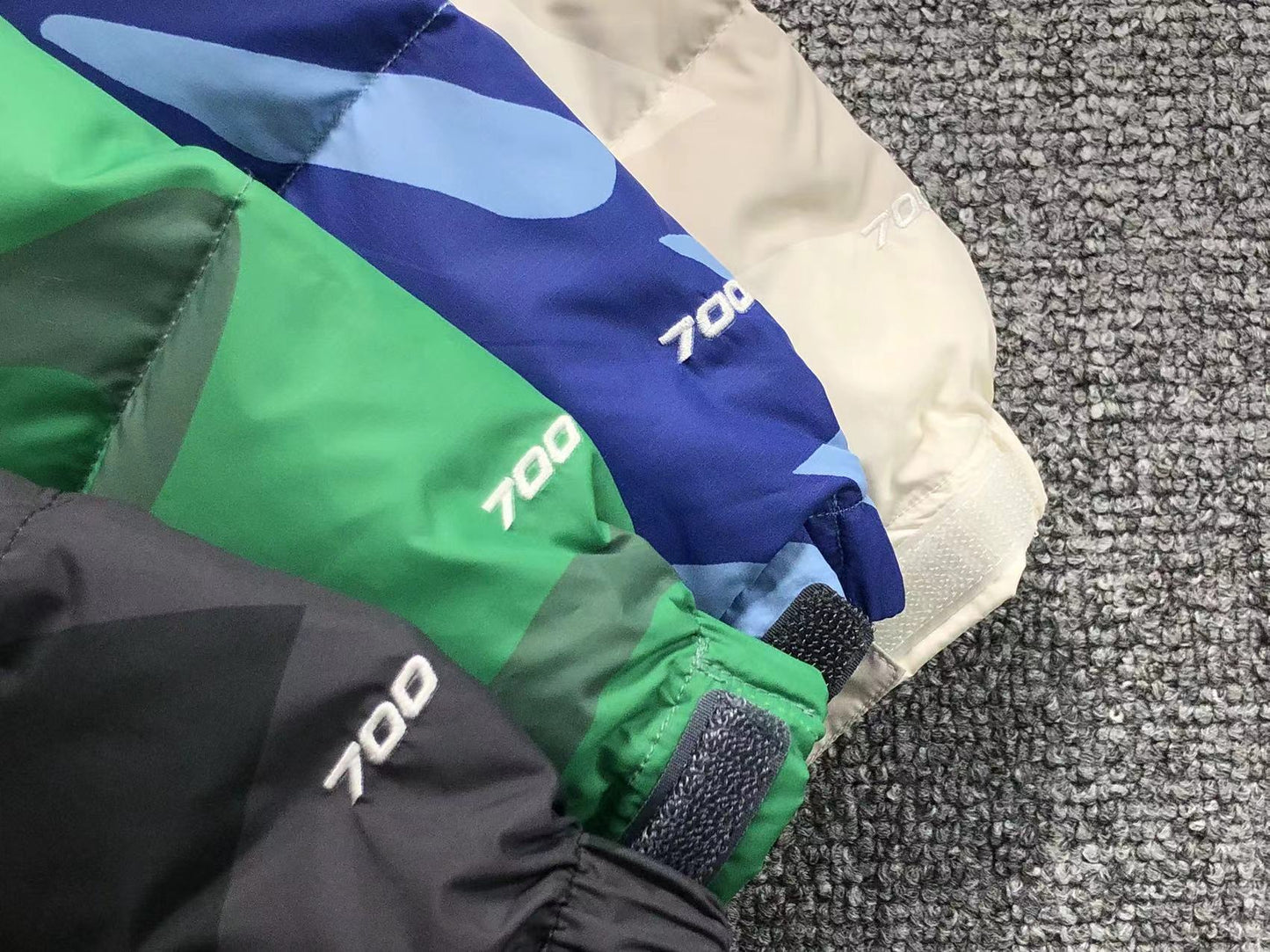 KAWS X THE NORTH FACE RETRO 1996 NUPTSE JACKET MOONLIGHT IVORY