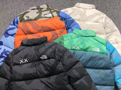 KAWS X THE NORTH FACE RETRO 1996 NUPTSE JACKET MOONLIGHT IVORY