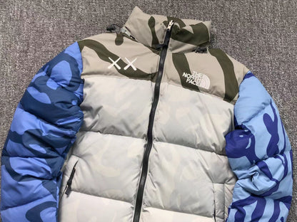 KAWS X THE NORTH FACE RETRO 1996 NUPTSE JACKET MOONLIGHT IVORY