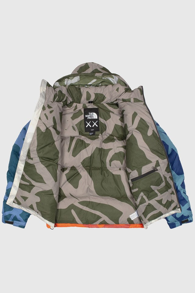 KAWS X THE NORTH FACE RETRO 1996 NUPTSE JACKET MOONLIGHT IVORY