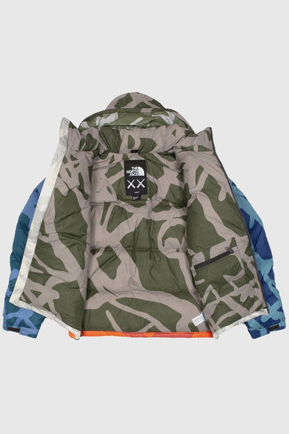 KAWS X THE NORTH FACE RETRO 1996 NUPTSE JACKET MOONLIGHT IVORY