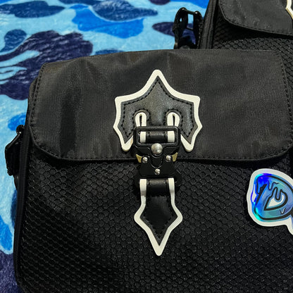 TRAPSTAR IRONGATE T CROSSBODY BAG BLACK