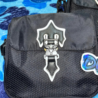 TRAPSTAR IRONGATE T CROSSBODY BAG BLACK