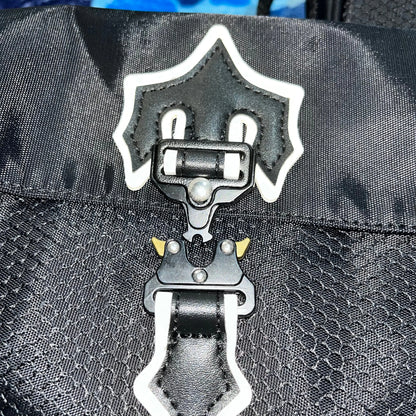 TRAPSTAR IRONGATE T CROSSBODY BAG BLACK