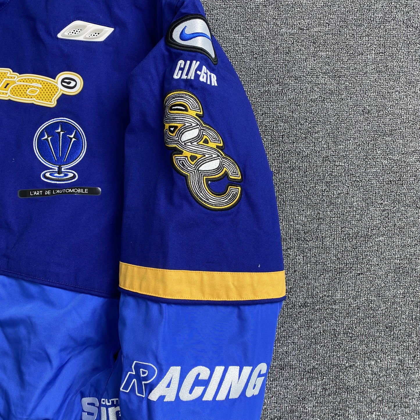 NIKE X NOCTA L'ART RACING JACKET DEEP ROYAL BLUE