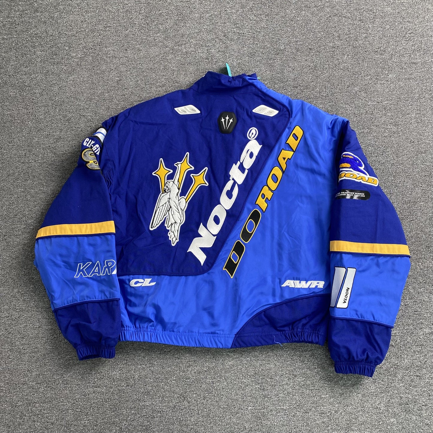 NIKE X NOCTA L'ART RACING JACKET DEEP ROYAL BLUE