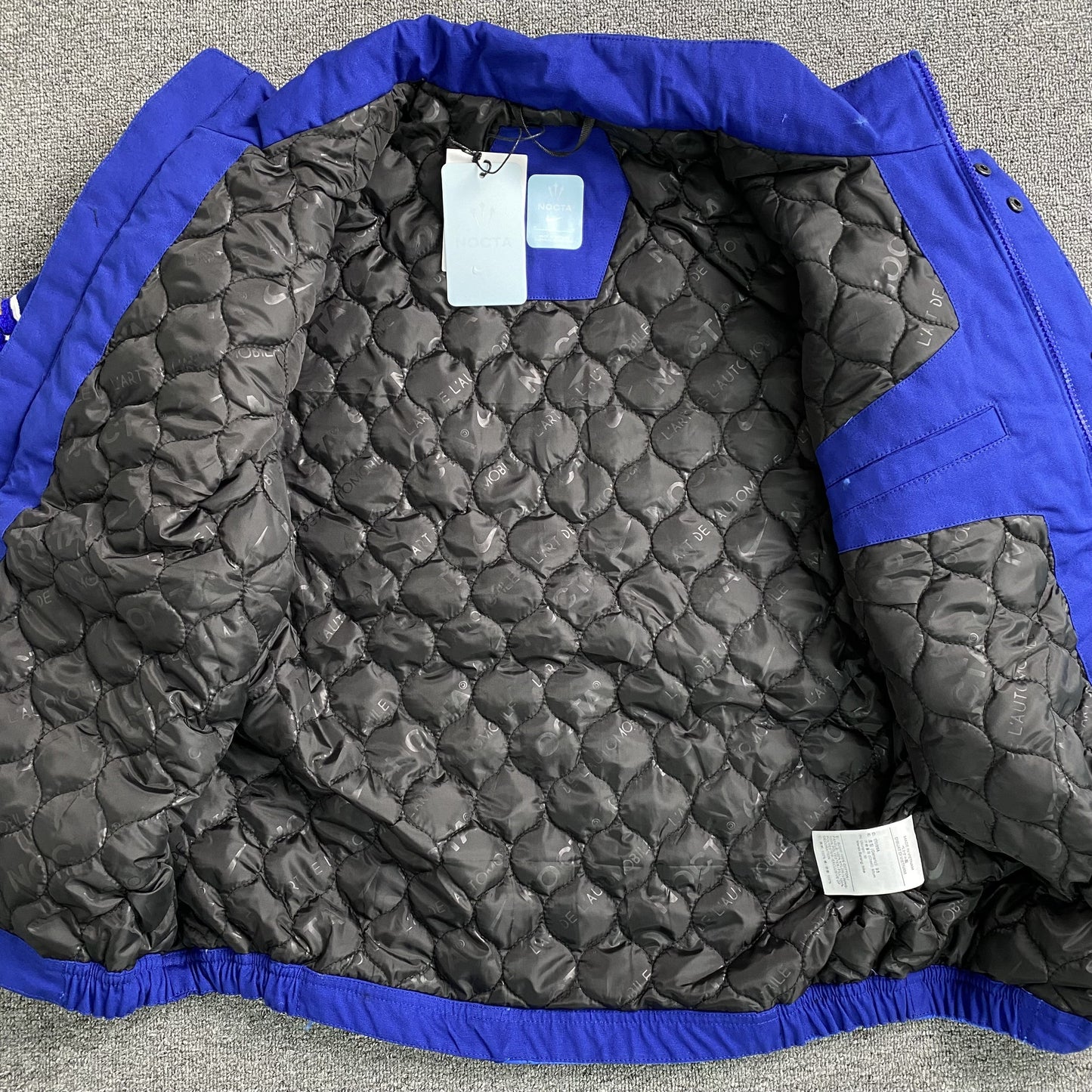 NIKE X NOCTA L'ART RACING JACKET DEEP ROYAL BLUE