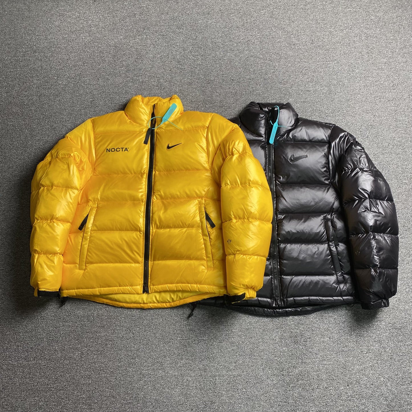 NIKE X NOCTA SUNSET PUFFER JACKET YELLOW