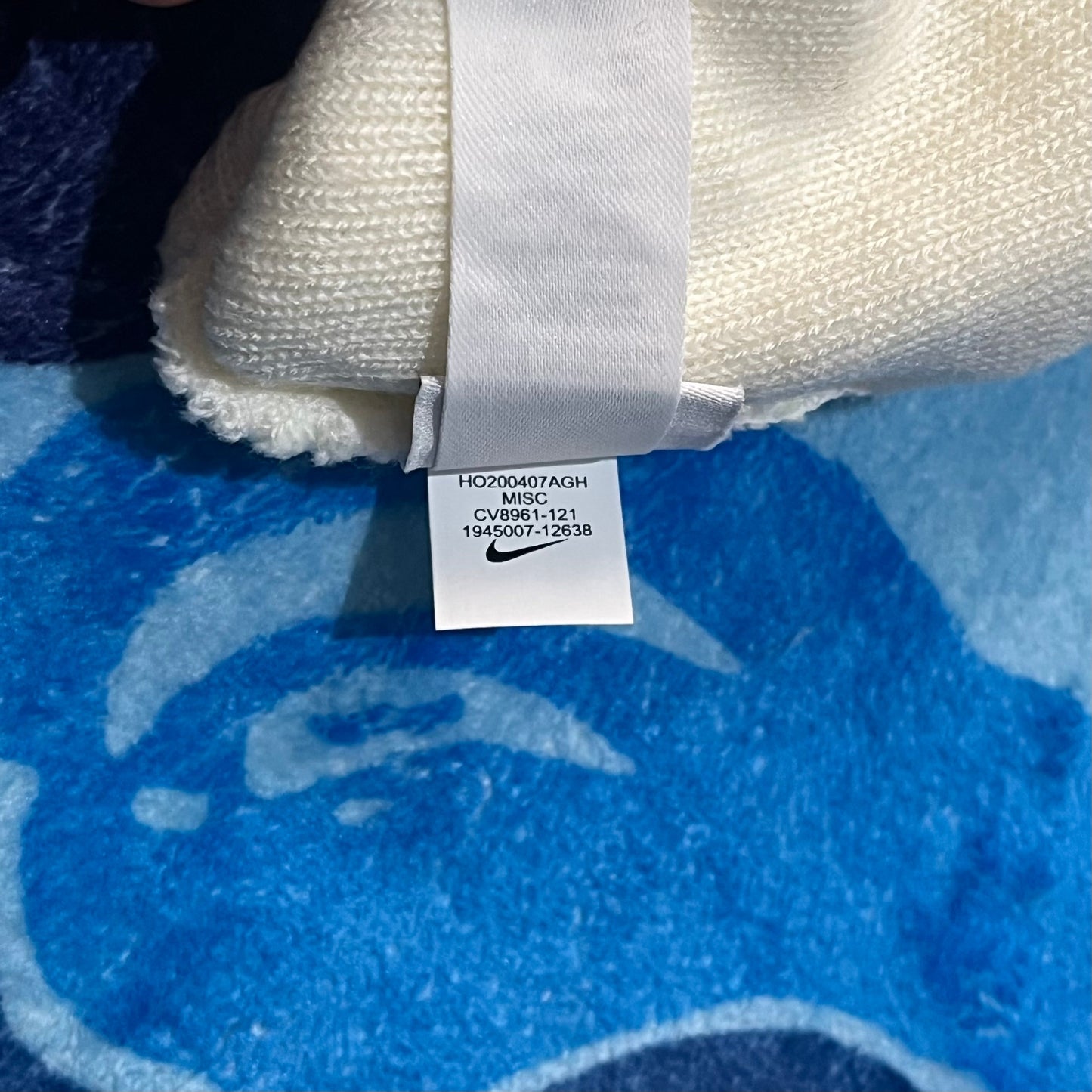 NIKE X STUSSY CUFF BEANIE (2020) CREAM