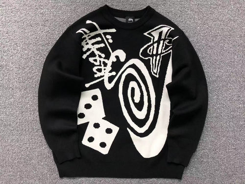 Nike X Stussy Knit Sweater Black