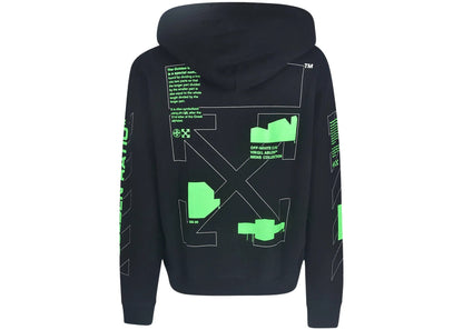 OFF WHITE ARCH SHAPES INCOMPIUTO HOODIE