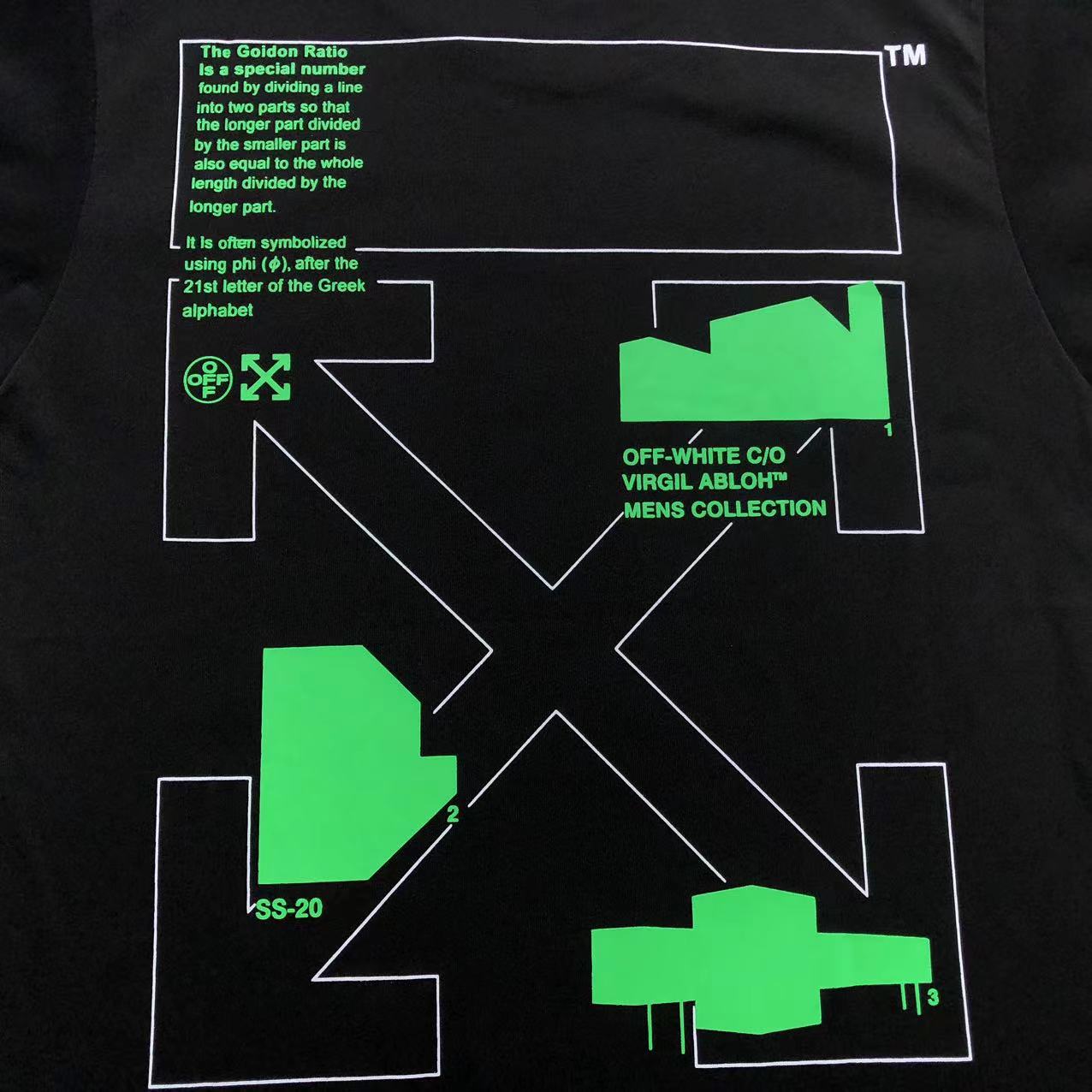 Off White Arch Shapes Tee Black