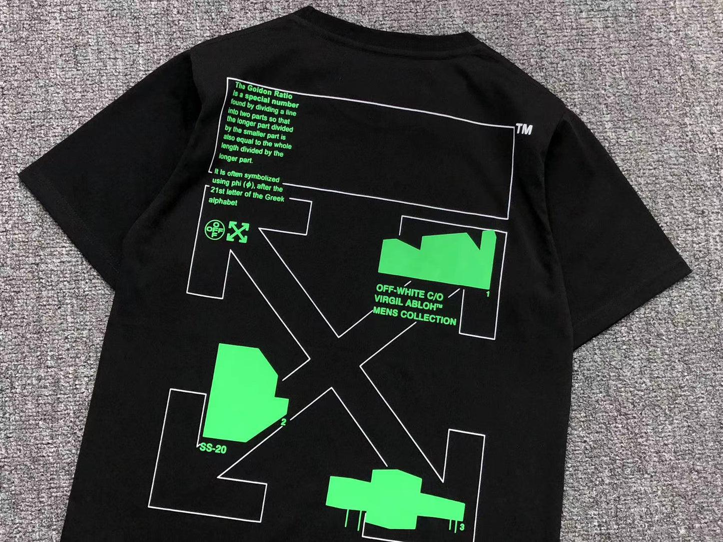 Off White Arch Shapes Tee Black