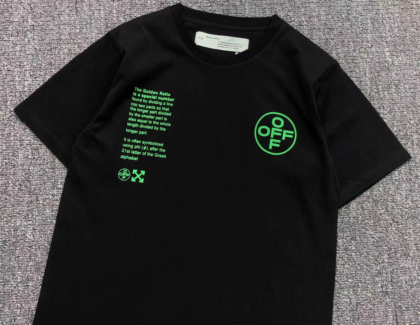 Off White Arch Shapes Tee Black