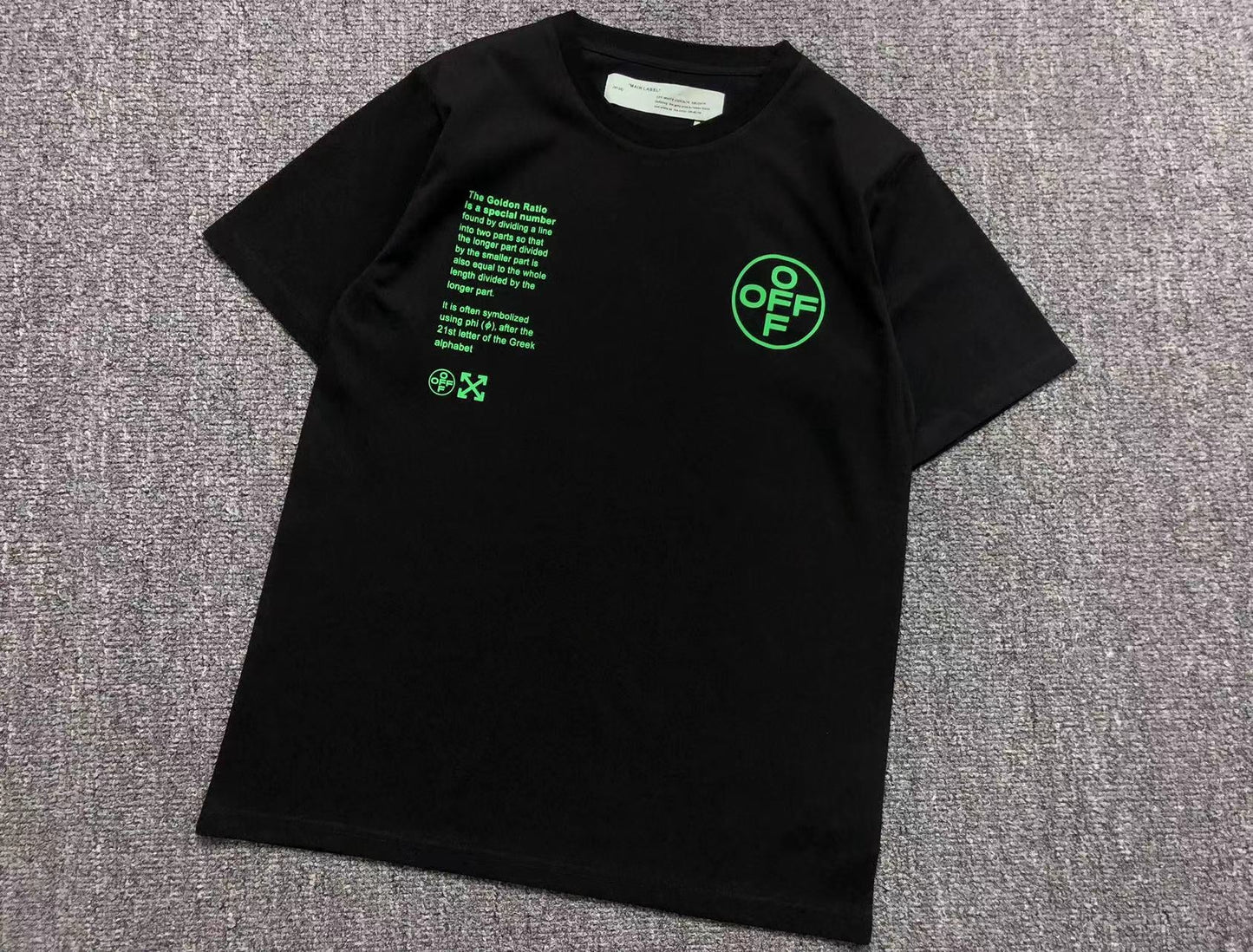 Off White Arch Shapes Tee Black