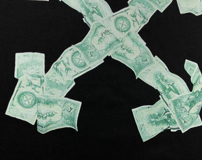 OFF WHITE ARROW CASH TEE BLACK