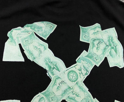 OFF WHITE ARROW CASH TEE BLACK