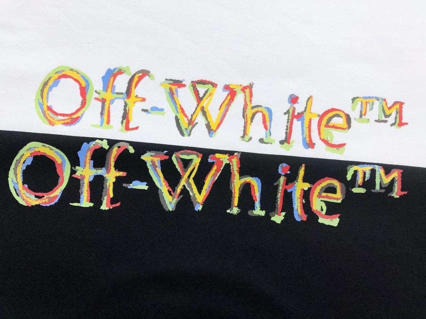 Off White Boys Sketch Logo Tee White
