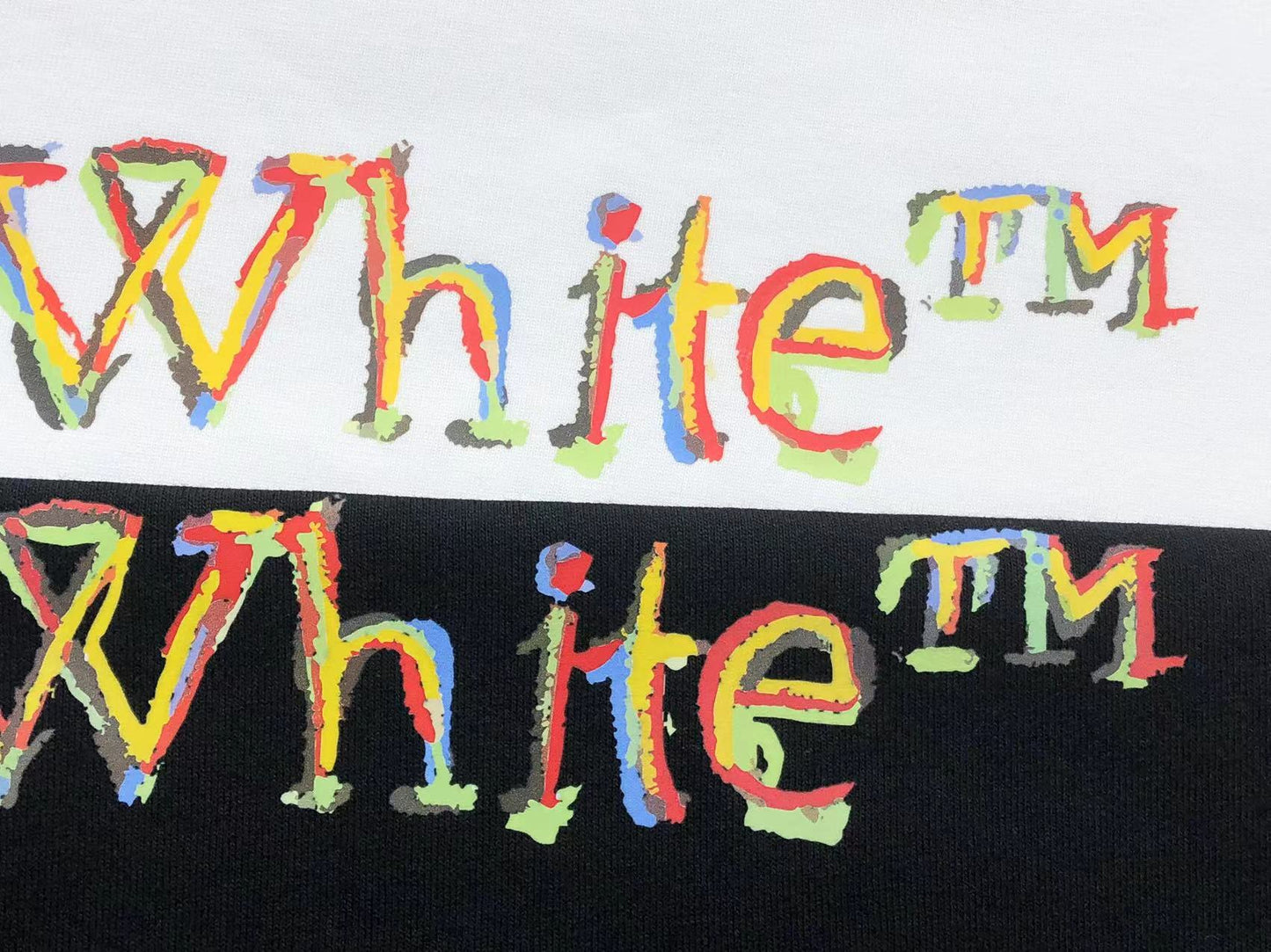 Off White Boys Sketch Logo Tee White
