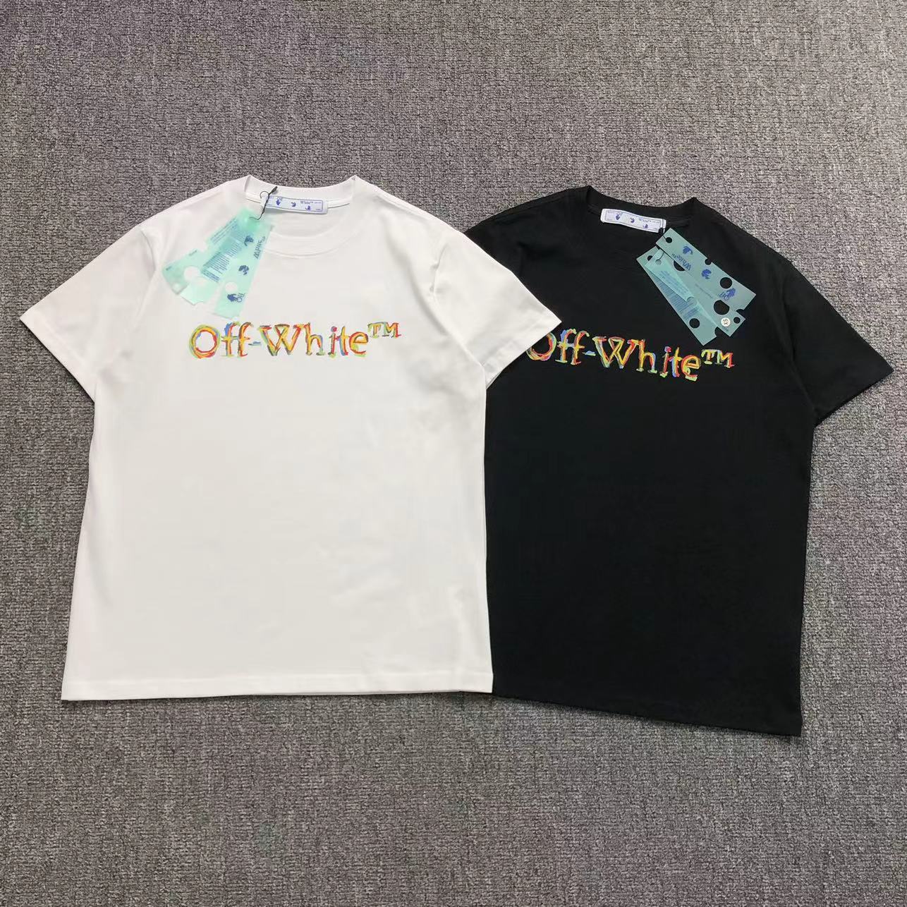 Off White Boys Sketch Logo Tee White