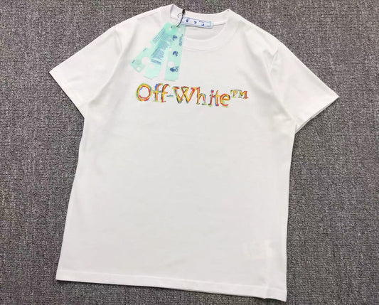 Off White Boys Sketch Logo Tee White