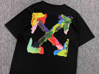 Off White Brush Arrows Tee Black