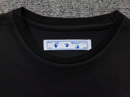 Off White Brush Arrows Tee Black