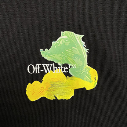 OFF WHITE BRUSHED ARROWS CREWNECK BLACK
