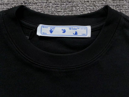 Off White Brushstroke Arrow Tee Black