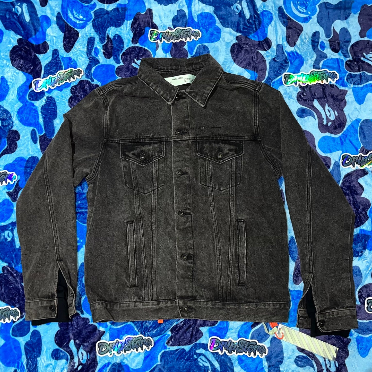 OFF WHITE CABAN DENIM JACKET