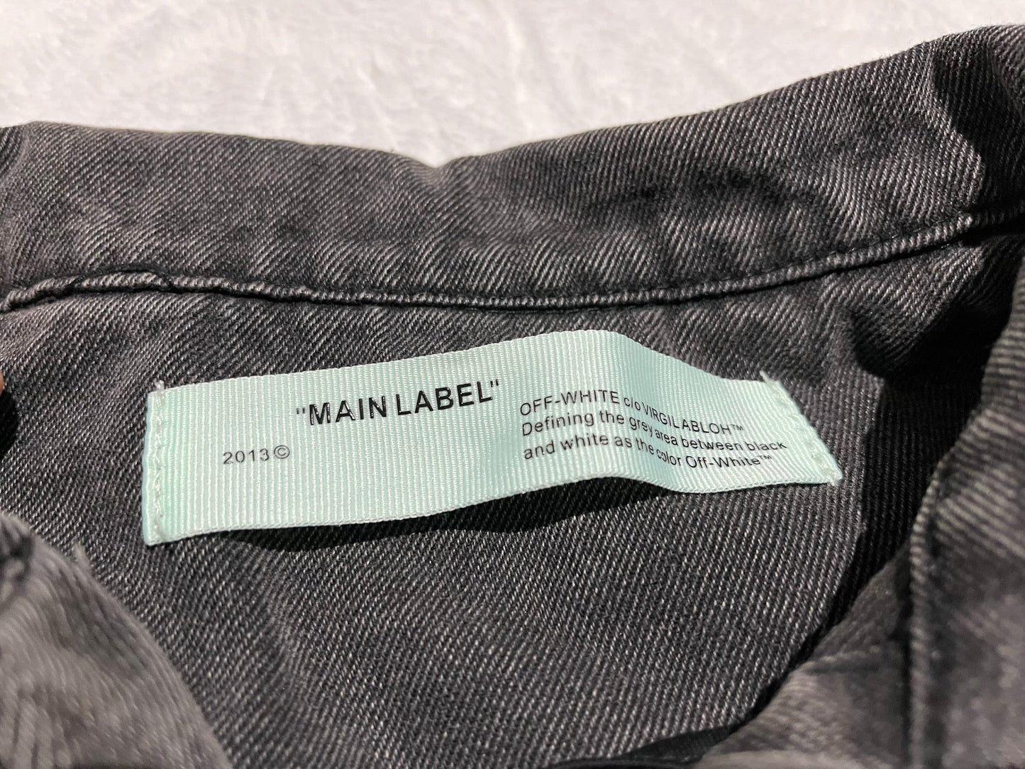 OFF WHITE CABAN DENIM JACKET