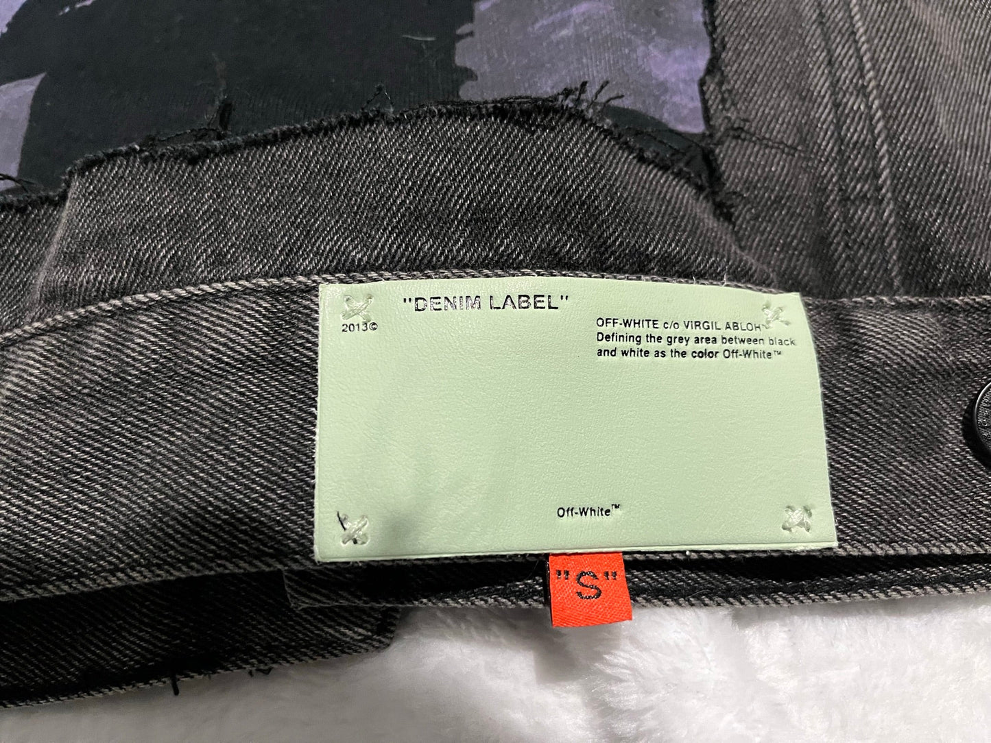 OFF WHITE CABAN DENIM JACKET
