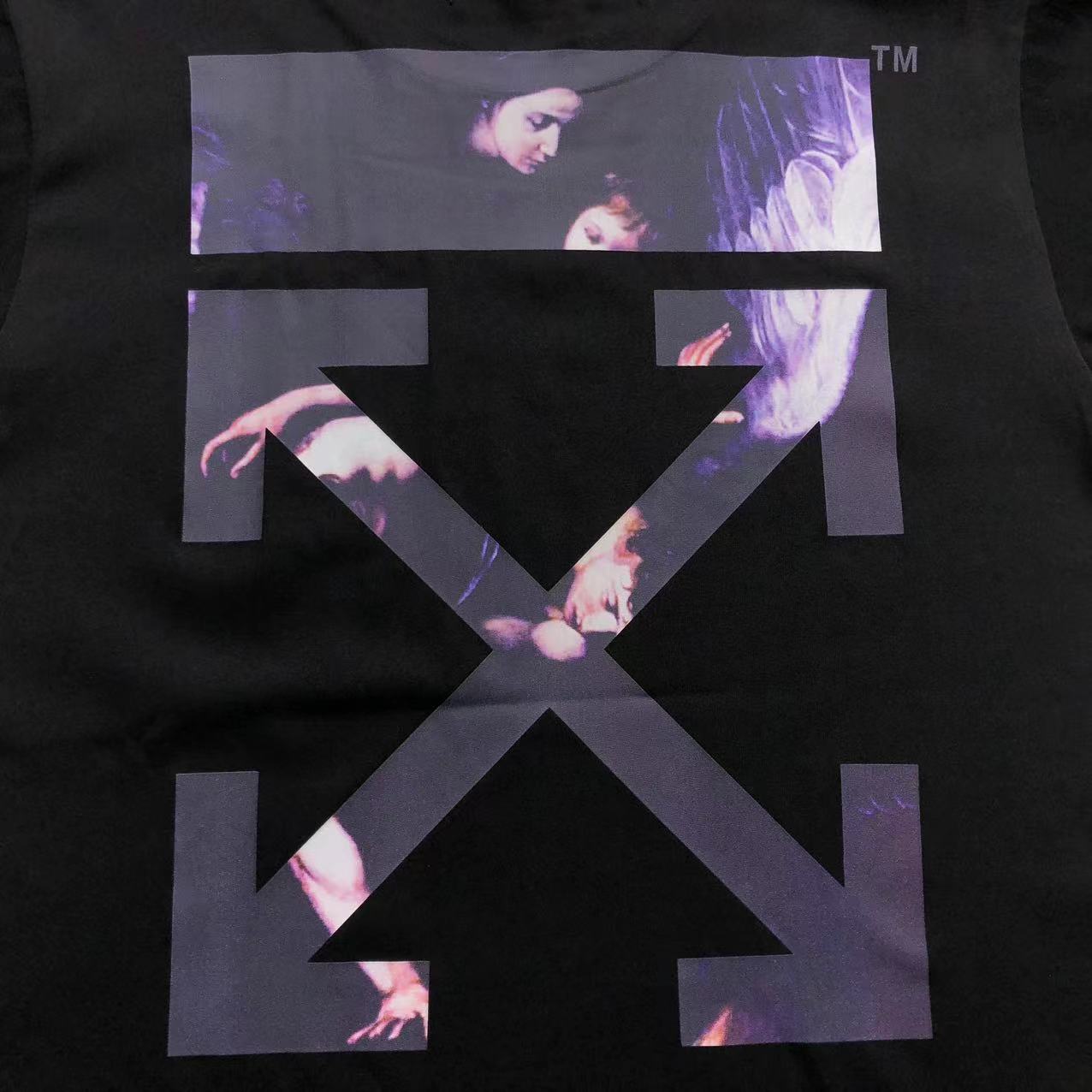 Off White Caravaggio Arrow Tee Black