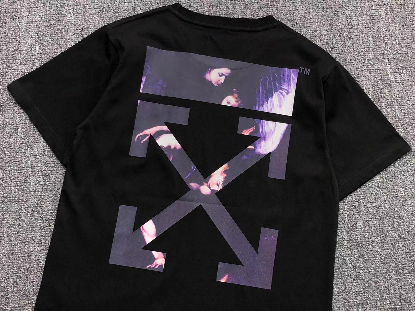 Off White Caravaggio Arrow Tee Black