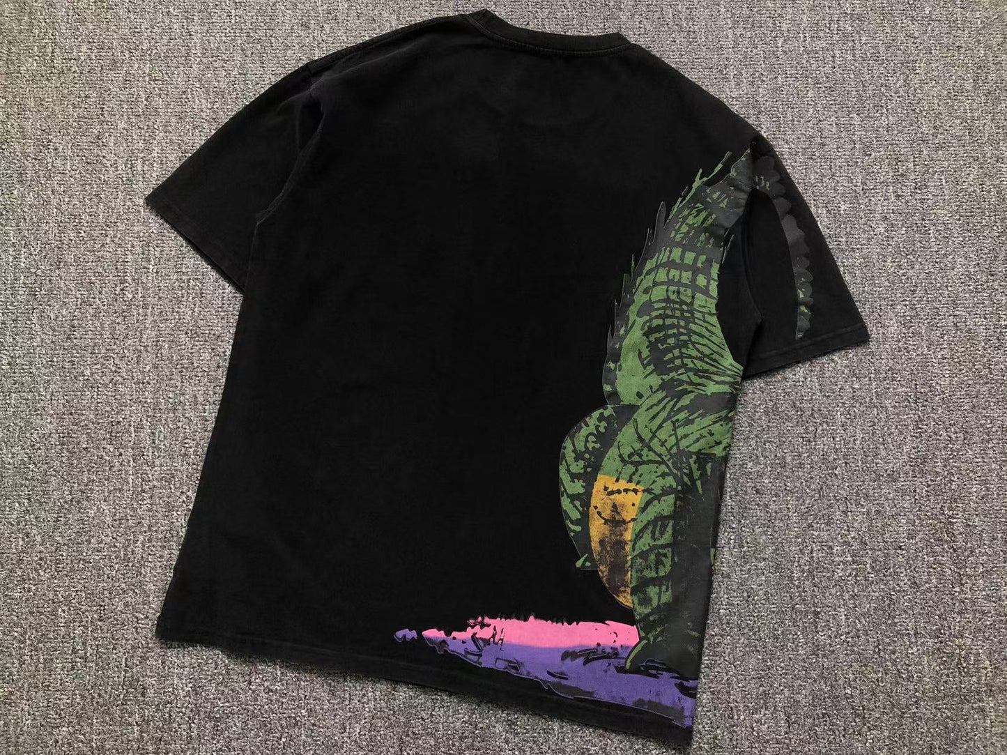 Off White Crocodile Tee Black