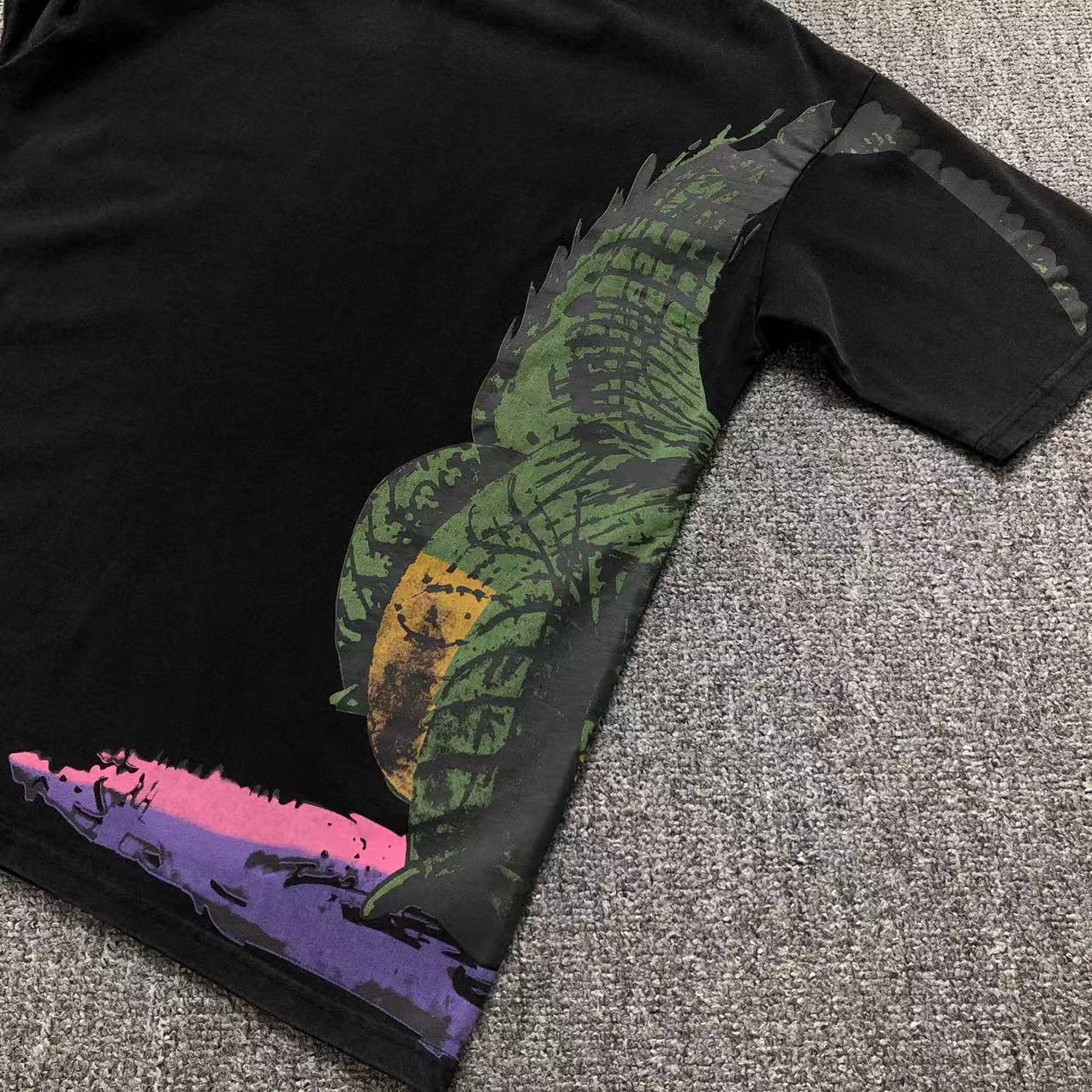 Off White Crocodile Tee Black