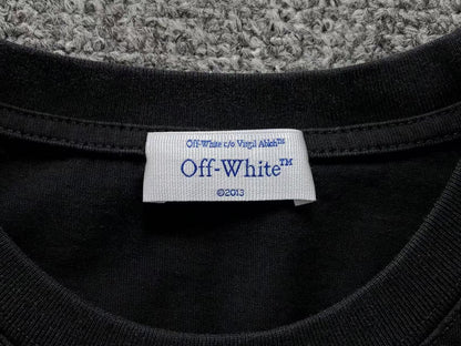 Off White Crocodile Tee Black